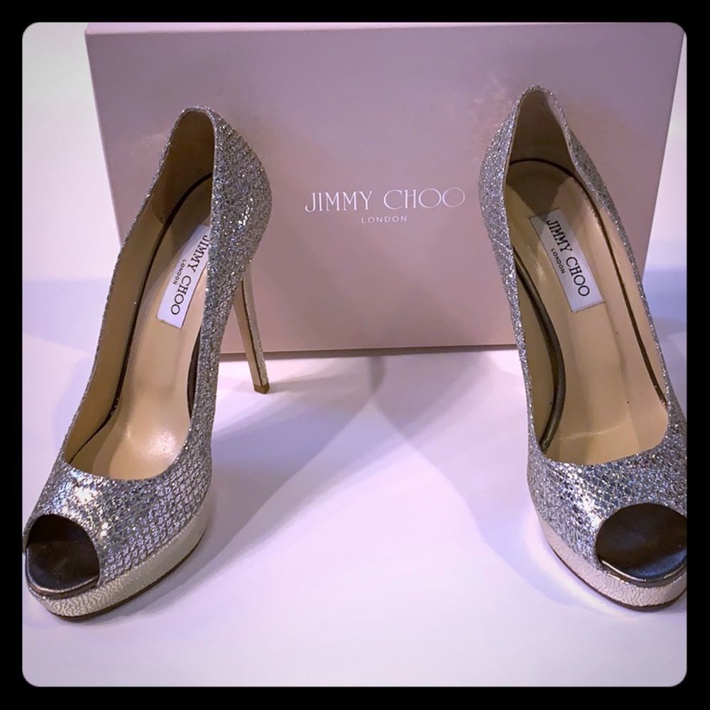 Jimmy Choo Platform Heel Sandal Size 40